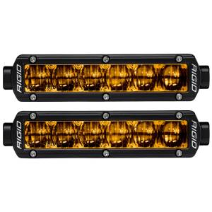 Rigid Industries - SAE J583 Compliant Selective Yellow Fog Light Pair Sr-Series Pro 6 Inch Street Legal Surface Mount Rigid Industries - Image 2