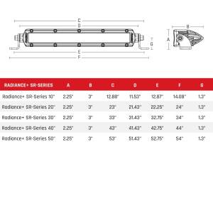 Rigid Industries - Radiance Plus SR-Series LED Light 8 Option RGBW Backlight 50 Inch RIGID - Image 3