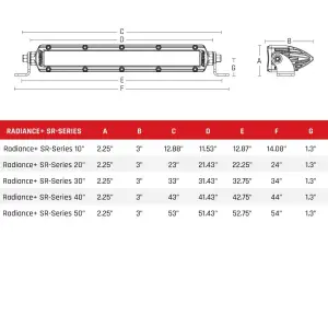 Rigid Industries - Radiance Plus SR-Series LED Light 8 Option RGBW Backlight 30 Inch RIGID - Image 3