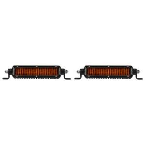 SR-Series SAE 6 Inch with Amber PRO Lens Pair Rigid Industries