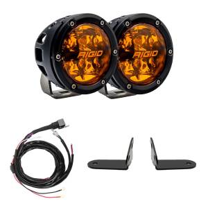 Rigid Industries - Polaris Razor 360-Series Amber PRO A-Pillar Light Kit Rigid Industries - Image 2