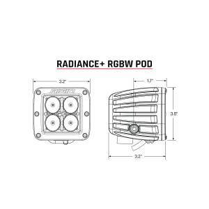 Rigid Industries - Radiance Plus Pod RGBW Pair RIGID Industries - Image 3