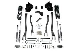 4 Inch Lift Kit w/ 4-Link Ram 3500 13-18 4WD Diesel 3 Inch Block NX2 Nitro