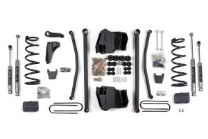 4 Inch Lift Kit Long Arm Dodge Ram 2500 Power Wagon 05-07 4WD Gas Block 4 Inch Axle NX2 Nitro