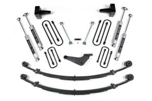 4 Inch Lift Kit Ford F250/F350 Super Duty 99-04 4WD Square Prior to 2-28-99 With Factory Overload NX2 Nitro