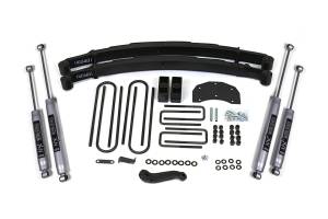 4 Inch Lift Kit Ford F350 Monobeam 80-96 4WD NX2 Nitro Shocks