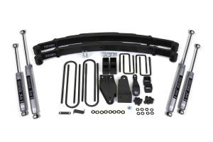 4 Inch Lift Kit Ford F250 TTB 87-96 4WD NX2 Nitro Shocks