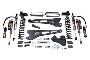 4 Inch Lift Kit w/ Radius Arm Ford F350 Super Duty DRW 17-19 4WD Gas Fox 2.5 Performance Elite Shocks