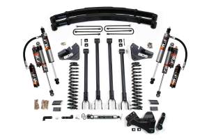 4 Inch Lift Kit 4-Link Conversion Ford F250 / F350 Super Duty 17-19 4WD Gas Leaf Springs Fox 2.5 Performance Elite Shocks