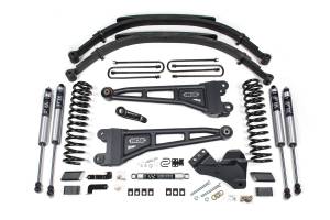 5 Inch Lift Kit w/ Radius Arm Ford F250/F350 Super Duty 23-24 4WD Diesel Leaf Springs Fox 2.0 Performance