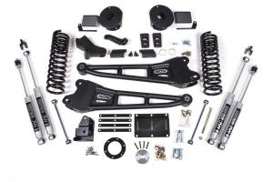 5.5 Inch Lift Kit w/ Radius Arm Ram 2500 w/ Rear Air Ride 14-18 4WD Gas NX2 Nitro Shocks