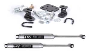 Dual Steering Stabilizer Kit w/ NX2 Shocks Silverado/Sierra 2500HD 01-10 & SUV 2500 01-06 4WD