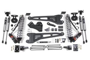 6 Inch Lift Kit w/ Radius Arm FOX 2.5 Performance Elite Coil-Over Conversion Ford F250/F350 Super Duty 08-10 4WD Diesel Block Kit Without Factory Overload