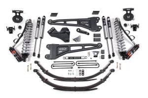 6 Inch Lift Kit w/ Radius Arm FOX 2.5 Performance Elite Coil-Over Conversion Ford F250/F350 Super Duty 05-07 4WD Diesel 6 Inch Leaf Springs