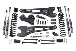 4 Inch Lift Kit w/ Radius Arm Ford F250/F350 Super Duty 08-10 4WD Diesel Leaf Springs NX2 Nitro Shocks