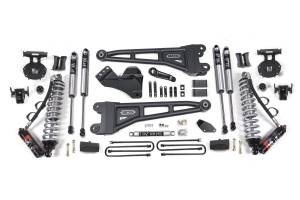 4 Inch Lift Kit w/ Radius Arm FOX 2.5 Performance Elite Coil-Over Conversion Ford F250/F350 Super Duty 08-10 4WD Diesel