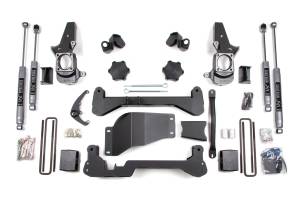 4.5 Inch Lift Kit Silverado/Sierra 2500HD/3500 01-10 SRW 4WD Standard Knuckle NX2 Nitro