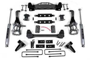 6 Inch Lift Kit Ford F150 15-20 2WD 4 Inch Block Kit NX2 Nitro Shocks