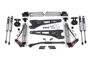 2.5 Inch Lift Kit w/ Radius Arm FOX 2.5 Performance Elite Coil-Over Conversion Ford F450 Super Duty 20-22 4WD