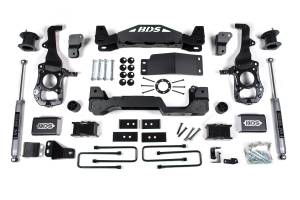 4 Inch Lift Kit Ford F150 21-24 4WD 2 Inch Block Kit NX2 Nitro Shocks