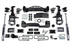 6 Inch Lift Kit Ford F150 21-24 4WD 4 Inch Block NX2 Nitro Shocks