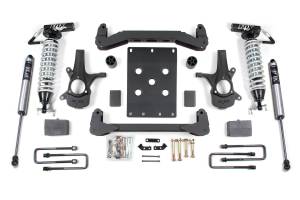 4 Inch Lift Kit FOX 2.5 Coil-Over Leaf Springs Silverado/Sierra 1500 07-13 2WD Fox 2.5 Performance Shocks