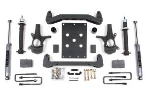 4 Inch Lift Kit Silverado/Sierra 1500 07-13 2WD 5 Inch Block NX2 Nitro