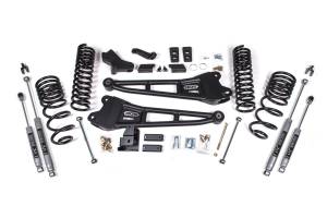 4 Inch Lift Kit w/ Radius Arm Ram 2500 14-18 4WD Gas Fox 2.5 Performance Elite Shocks