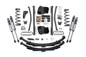 8 Inch Lift Kit Long Arm Dodge Ram 2500/3500 2008 4WD Diesel Manual Leaf Springs 3.5 Inch Axle Fox 2.0 Performance Shocks