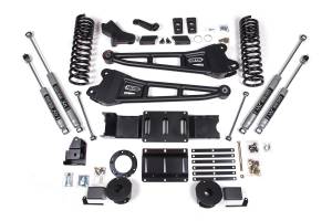 6 Inch Lift Kit w/ Radius Arm Ram 2500 w/ Rear Air Ride 19-24 4WD Diesel NX2 Nitro Shocks