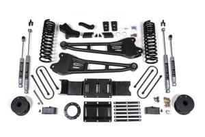 4 Inch Lift Kit w/ Radius Arm Ram 3500 w/ Rear Air Ride 19-24 4WD Diesel 8 Bolt NX2 Nitro Shocks