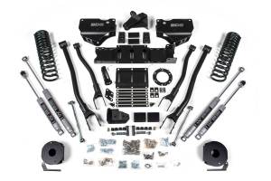 4 Inch Lift Kit w/ 4-Link Ram 2500 w/ Rear Air Ride 19-24 4WD Gas NX2 Nitro Shocks