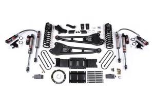 4 Inch Lift Kit w/ Radius Arm 2 Inch Rear Block Ram 3500 19-24 4WD Diesel With Factory Rear Overload Leaf 6 Bolt NX2 Nitro Shocks