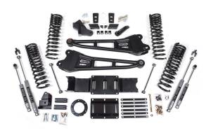 5.5 Inch Lift Kit w/ Radius Arm Ram 2500 19-24 4WD Gas Fox 2.5 Performance Elite Shocks