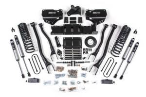 4 Inch Lift Kit w/ 4-Link Ram 3500 19-23 4WD Diesel 8 Bolt Fox 2.0 Performance Shocks