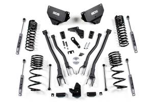 4 Inch Lift Kit w/ 4-Link Ram 2500 14-18 4WD Diesel Fox 2.5 Performance Elite Shocks