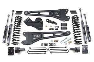 4 Inch Lift Kit w/ Radius Arm Ford F250/F350 Super Duty 11-16 4WD Gas Leaf Springs NX2 Nitro Shocks