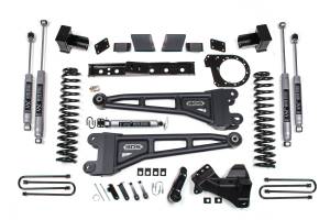 7 Inch Lift Kit w/ Radius Arm Ford F350 Super Duty DRW 20-22 4WD Diesel NX2 Nitro Shocks