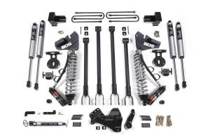 4 Inch Lift Kit w/ 4-Link FOX 2.5 Performance Elite Coil-Over Conversion Ford F350 Super Duty DRW 20-22 4WD Diesel