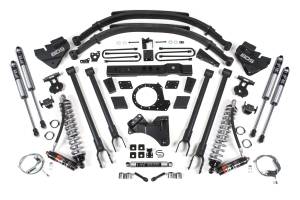 8 Inch Lift Kit w/ 4-Link FOX 2.5 Performance Elite Coil-Over Conversion Ford F250/F350 Super Duty 17-19 4WD Diesel