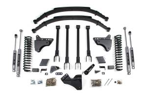 8 Inch Lift Kit 4-Link Conversion Ford F250/F350 Super Duty 11-16 4WD Gas NX2 Nitro Shocks