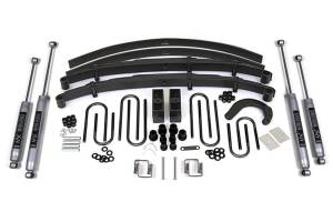 6 Inch Lift Kit Chevy/GMC 1/2 Ton Blazer/Suburban 88-91 4WD 4 Inch Block Kit w/Add A Leaf NX2 Nitro Shocks