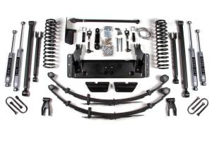 8.5 Inch Lift Kit Long Arm Jeep Cherokee XJ 84-01 Chrysler 8.25 Axle With NX2 Shocks