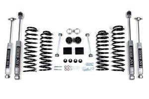 2 Inch Lift Kit Coil Spring Jeep Wrangler JK 12-18 4-Door NX2 Nitro Shocks