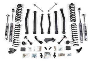 4.5 Inch Lift Kit Jeep Wrangler JK 07-11 4-Door Fixed Sway Bar Link NX2 Nitro Shocks