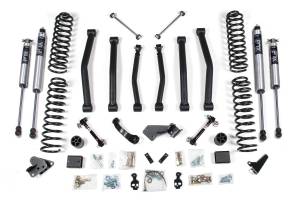 4.5 Inch Lift Kit Jeep Wrangler JK 07-11 4-Door Fixed Sway Bar Link Fox 2.0 Performance Shocks