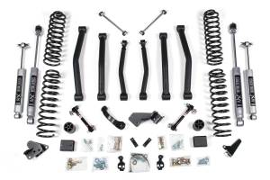 4.5 Inch Lift Kit Jeep Wrangler JK 07-11 4-Door Sway Bar Disconnects Fox 2.0 Performance Shocks