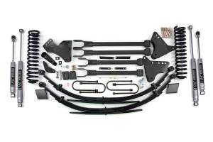 6 Inch Lift Kit w/ 4-Link Ford F250/F350 Super Duty 08-10 4WD Gas Leaf Springs FOX 2.0 Performance