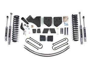 6 Inch Lift Kit Ford F250/F350 Super Duty 05-07 4WD Diesel 3 Inch Block Plus Add A Leaf With Overload NX2 Nitro