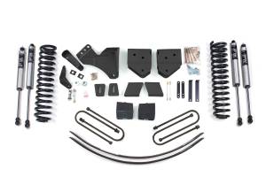 6 Inch Lift Kit Ford F250/F350 Super Duty 05-07 4WD Diesel 3 Inch Block Plus Add A Leaf Without Overload FOX 2.0 Performance